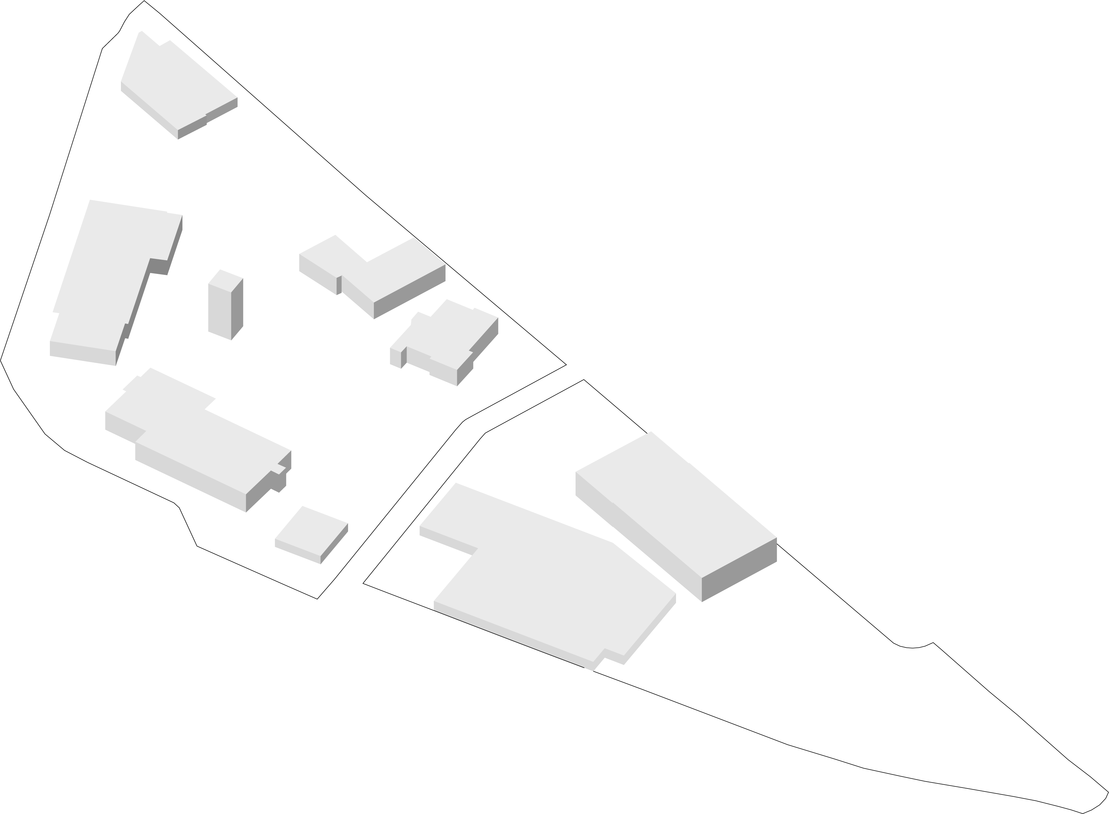 Existing site conditions — original building.