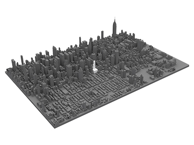 Manhattan Center for the Performing Arts structural model